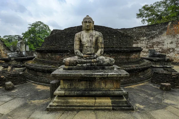 Ватадагский Буддийский Храм Полоннаруве Шри Ланка — стоковое фото