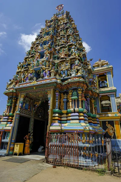 Trincomalee Sri Lanka Febrero 2020 Fachada Del Templo Hindú Kali — Foto de Stock