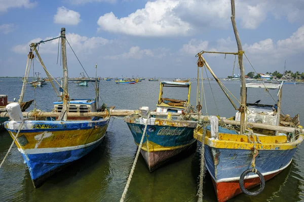 Jaffna Sri Lanka February 2020 Fishing Boats Fishing District Jaffna — Stok fotoğraf
