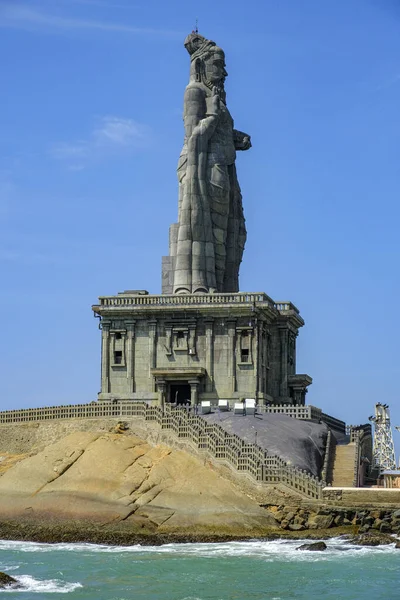 Thiruvalluvar Statue Kanyakumari Indien — Stockfoto