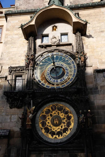 Relógio Astronômico Praça Cidade Velha Praga — Fotografia de Stock