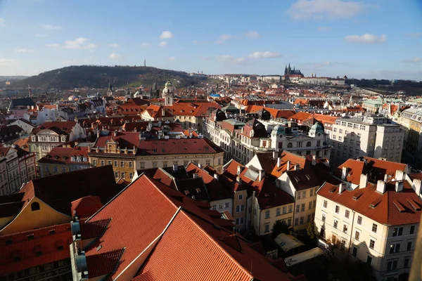 Panorama Prague Top View — Stock Photo, Image