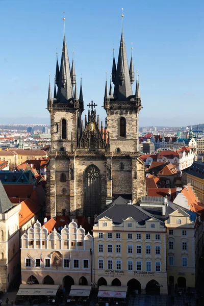 Panorama Prague Top View — Stock Photo, Image