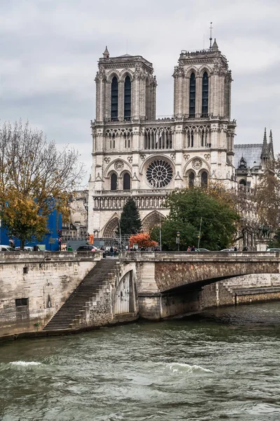 Katedra Notre Dame Przed Pożarem — Zdjęcie stockowe