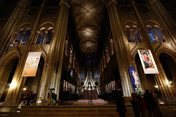 Paris France 2013 Notre Dame Cathedral Fire — стокове фото