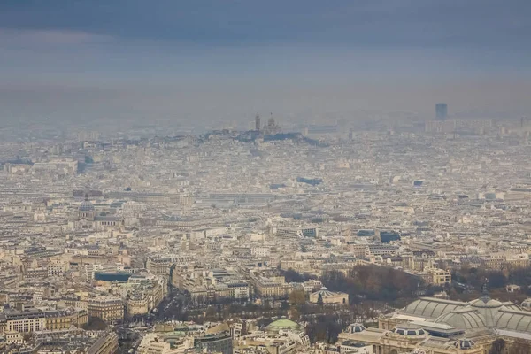 Blick Vom Eiffelturm Auf Paris Herbst — Stockfoto