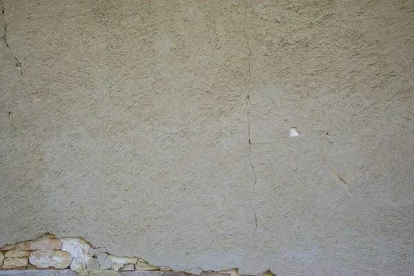 Eski Duvar Dokusu Çatlaklar Kırık Tasarımlar Için Gri Arkaplan Dış — Stok fotoğraf