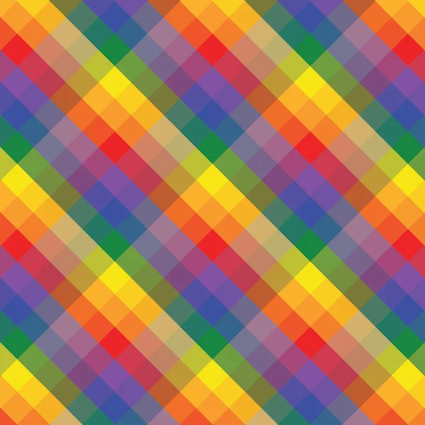 Lgbt gökkuşağı renkli bayrak, ekose arkaplan, gurur sembolü, pürüzsüz tartan deseni, renkli çizgiler