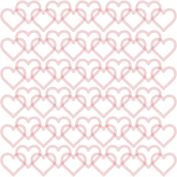 Heart Pattern Background Valentine Day Greeting Card Wrapping Paper Invitation — Stock Photo, Image