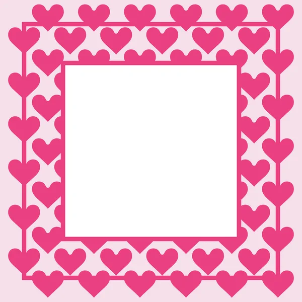 Pink Heart Background Empty Place Text Greeting Card Valentine Day — 스톡 사진