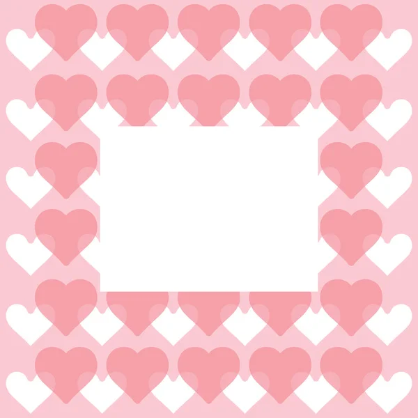 バレンタイン 母の日 女性の日 テキストのためのコピースペース 編集可能なベクトルのためのグリーティングカードのためのテンプレート — ストック写真