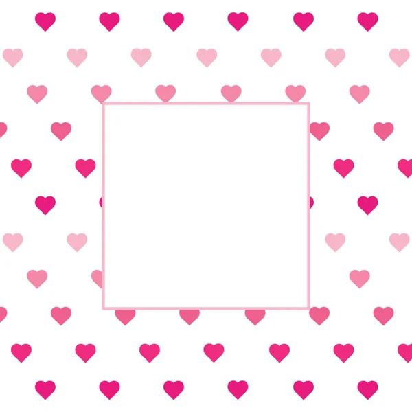 Sjabloon Voor Wenskaart Voor Valentijnsdag Moederdag Vrouwendag Kopieerruimte Voor Tekst — Stockfoto