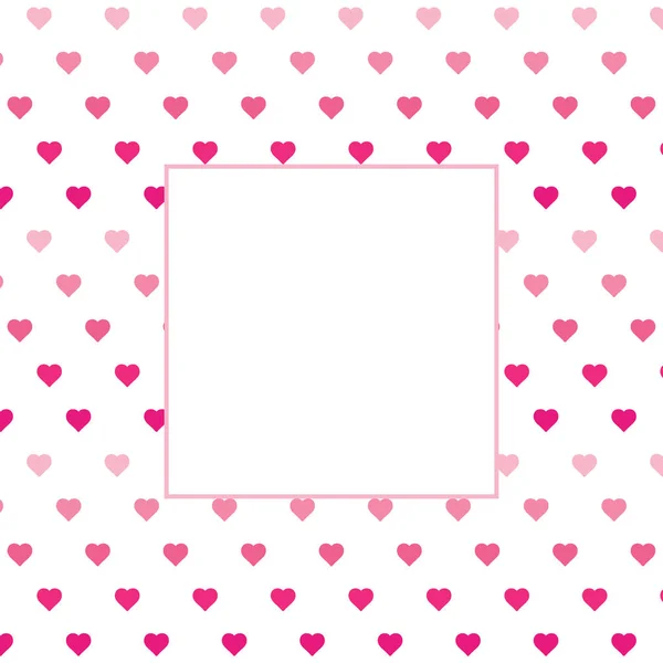 Pink Heart Background Empty Place Text Greeting Card Valentine Day — Stock Photo, Image