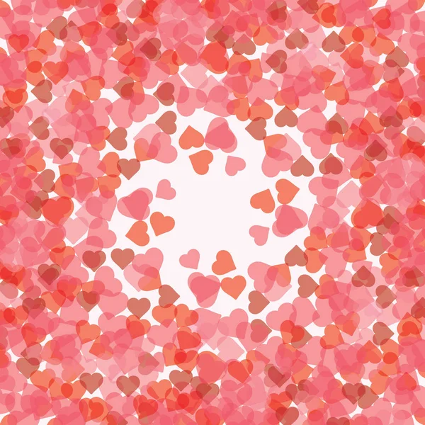 Fundo Coração Rosa Com Lugar Vazio Para Texto Cartão Saudação — Fotografia de Stock