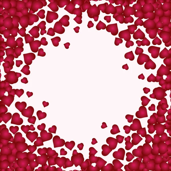 Różowe Tło Serca Pustym Miejscem Tekst Kartka Okolicznościowa Walentynki Ślub — Zdjęcie stockowe