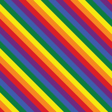 Gökkuşağı çizgileri gurur duvar kağıdı, arkaplan, sevgililer günü afişi, davet, retro tarzı, düz tasarım, Lgbt bayrak hareket vektörü