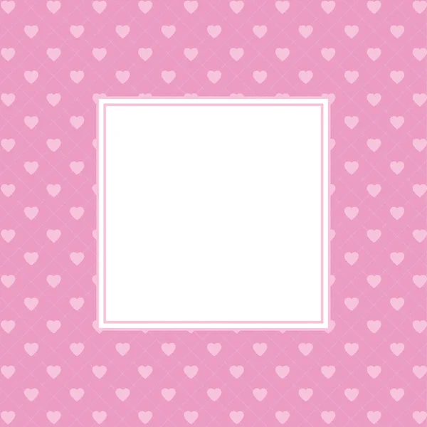 テキストのための空の場所とピンクのハートの背景 バレンタインデーのグリーティングカード 結婚式 母の日 コピースペース — ストック写真