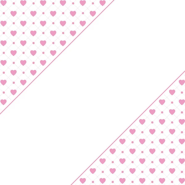 Pink Heart Background Empty Place Text Greeting Card Valentine Day — 스톡 사진