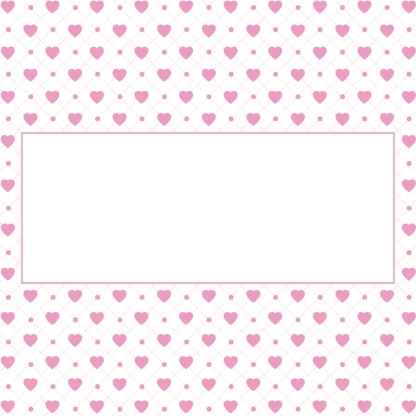 Розовый Фон Сердца Пустым Местом Текста Поздравительные Открытки День Святого — стоковое фото