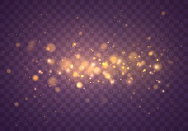 Altın sarısı bokeh