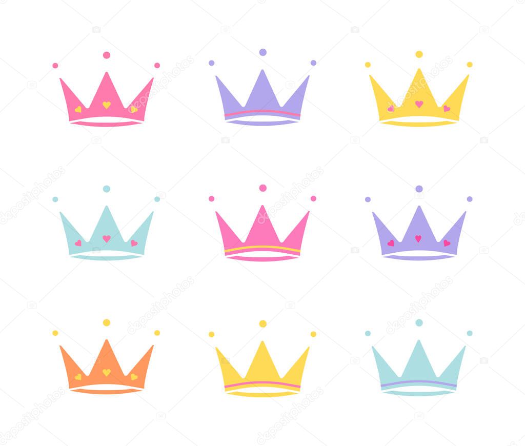 Set crowns, diadems