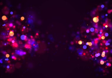 Renkli bokeh ışığı