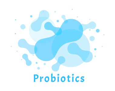 Probiyotik bakteri logosu.