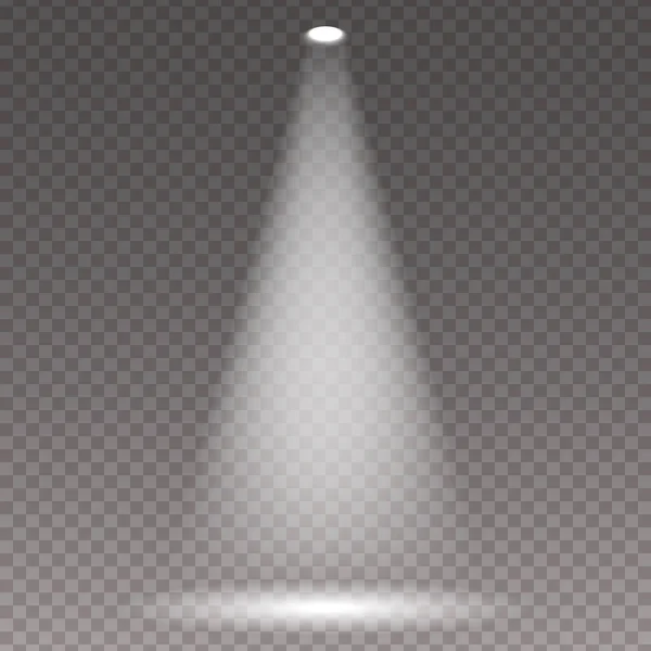 Projecteur blanc brille — Image vectorielle