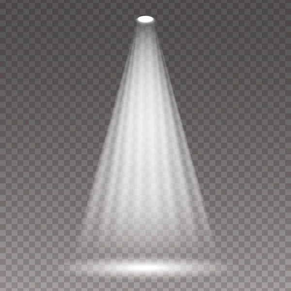 Projecteur blanc brille — Image vectorielle