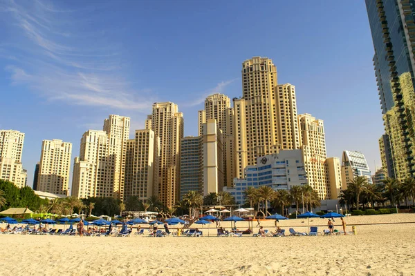 Dubai Uae November 2019 Jbr Beautiful View Jumeirah Beach Residence — Stock Photo, Image