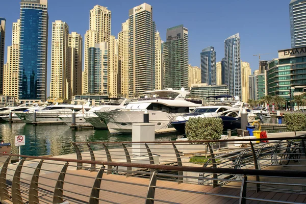 Dubai Uae November 2019 Dubai Marina Jbr District Many Skyscrapers — Stock Photo, Image