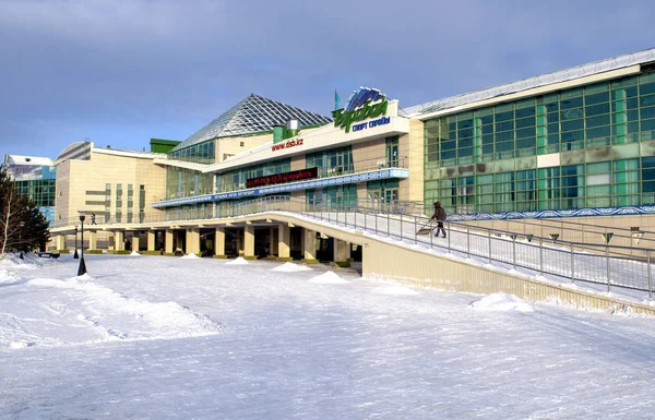 Kokshetau Kazahsztán Január 2020 Kilátás Burabai Sport Palota Kokshetau Kazahsztán — Stock Fotó