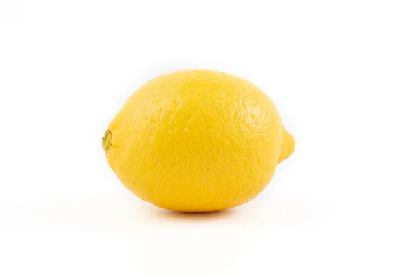 Zitrone Isoliert Auf Weißem Hintergrund — Stockfoto