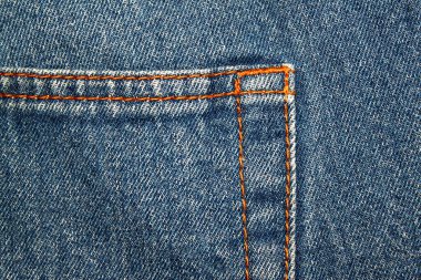 Mavi arka plan, denim kot arka plan. Kot doku, denim kumaş.