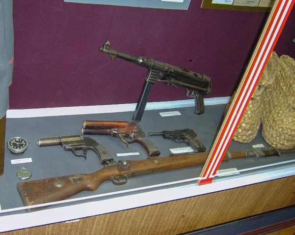 Alman Silahları Harkov Tarih Müzesinin Kinci Dünya Sergisi — Stok fotoğraf