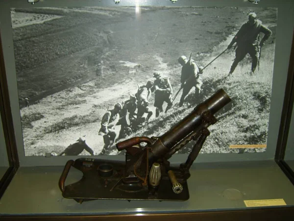 Оружие Вещи Советских Воинов Второй Мировой Войны Представлены Киевском Музее — стоковое фото