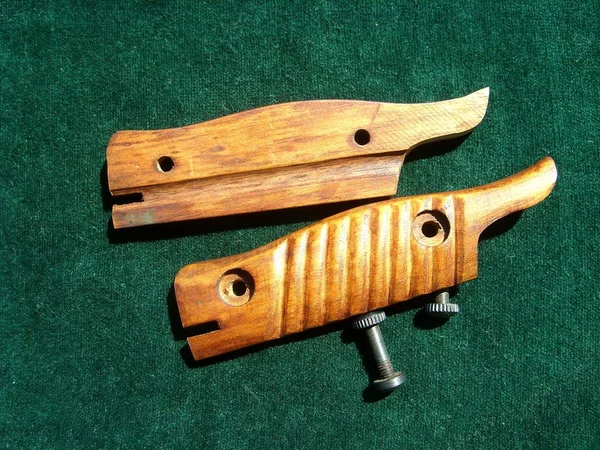 Süngü Bıçağı Için Önlükler Model 1905 Model Yeşil Arka Planda — Stok fotoğraf