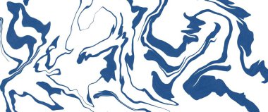 Soyut mavi ve beyaz sıvı arkaplan.