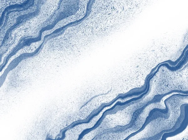 Soyut mavi ve beyaz sıvı arkaplan.