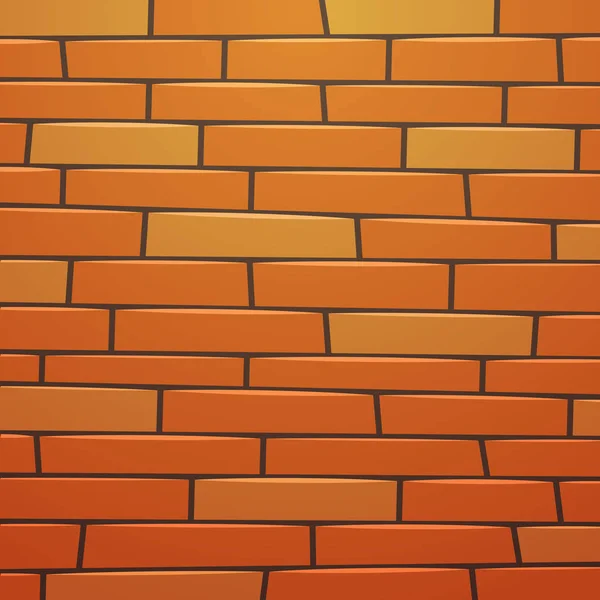 Illustration Vectorielle Dessin Animé Mur Briques — Image vectorielle
