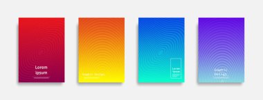 Minimal kapaklar tasarım. renkli çizgi tasarımı. Gelecekteki geometrik desenler. Eps10 vektörü.