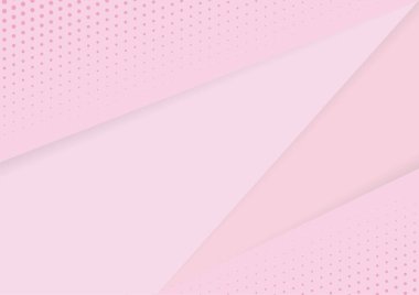 Soyut pembe arka plan. Yarım ton noktalar tasarım arka planı. Vektör İllüstrasyonu.