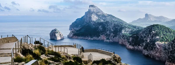 Pohled na mys formentor, Mallorca, baleárské ostrovy, Španělsko 4 Stock Fotografie