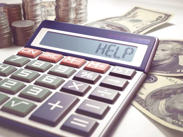 Help Calculation Business Finance — Stock Photo, Image