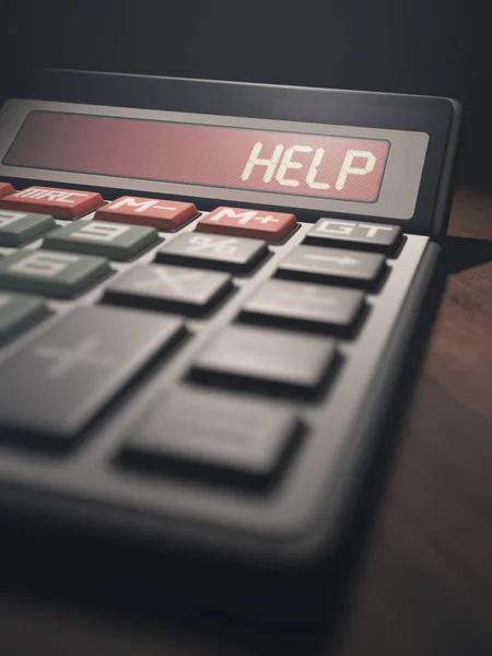 Help Calculator / Business and Finance — Stock Photo, Image