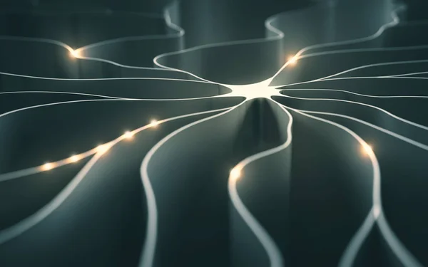 Kunstmatige Neuron Concept — Stockfoto