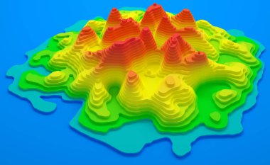 Ada topografik Haritası