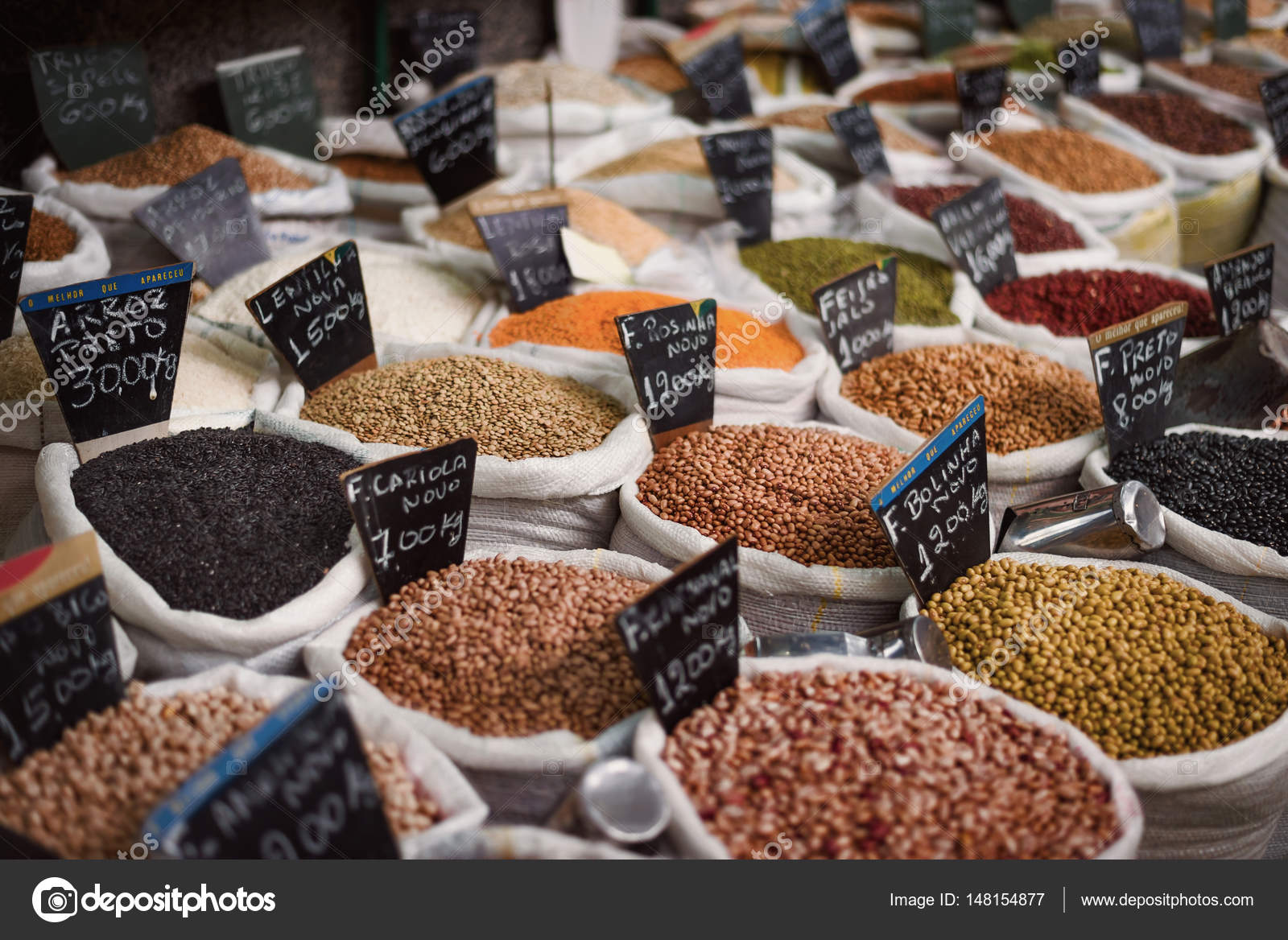 Varied Grains Market Stock Editorial Photo © ktsdesign 148154877