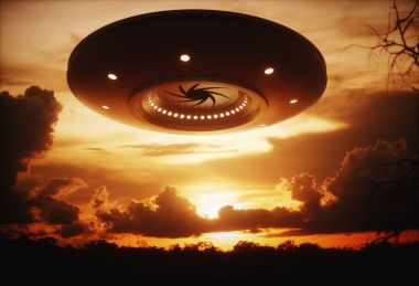 UFO - Unidentified Flying Object clipart