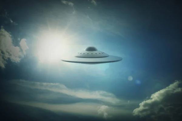 Ufo / nicht identifiziertes Flugobjekt — Stockfoto